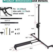 Vertical Bike Stand, Bike Rack for Indoor Bike Storage For 24” - 29” MTB Roa