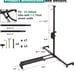 Vertical Bike Stand, Bike Rack for Indoor Bike Storage For 24” - 29” MTB Roa