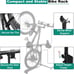 Vertical Bike Stand, Bike Rack for Indoor Bike Storage For 24” - 29” MTB Roa