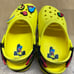 CROCS PAC-MAN yellow men’s 5 women’s 7 NEW