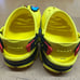 CROCS PAC-MAN yellow men’s 5 women’s 7 NEW