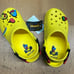CROCS PAC-MAN yellow men’s 5 women’s 7 NEW