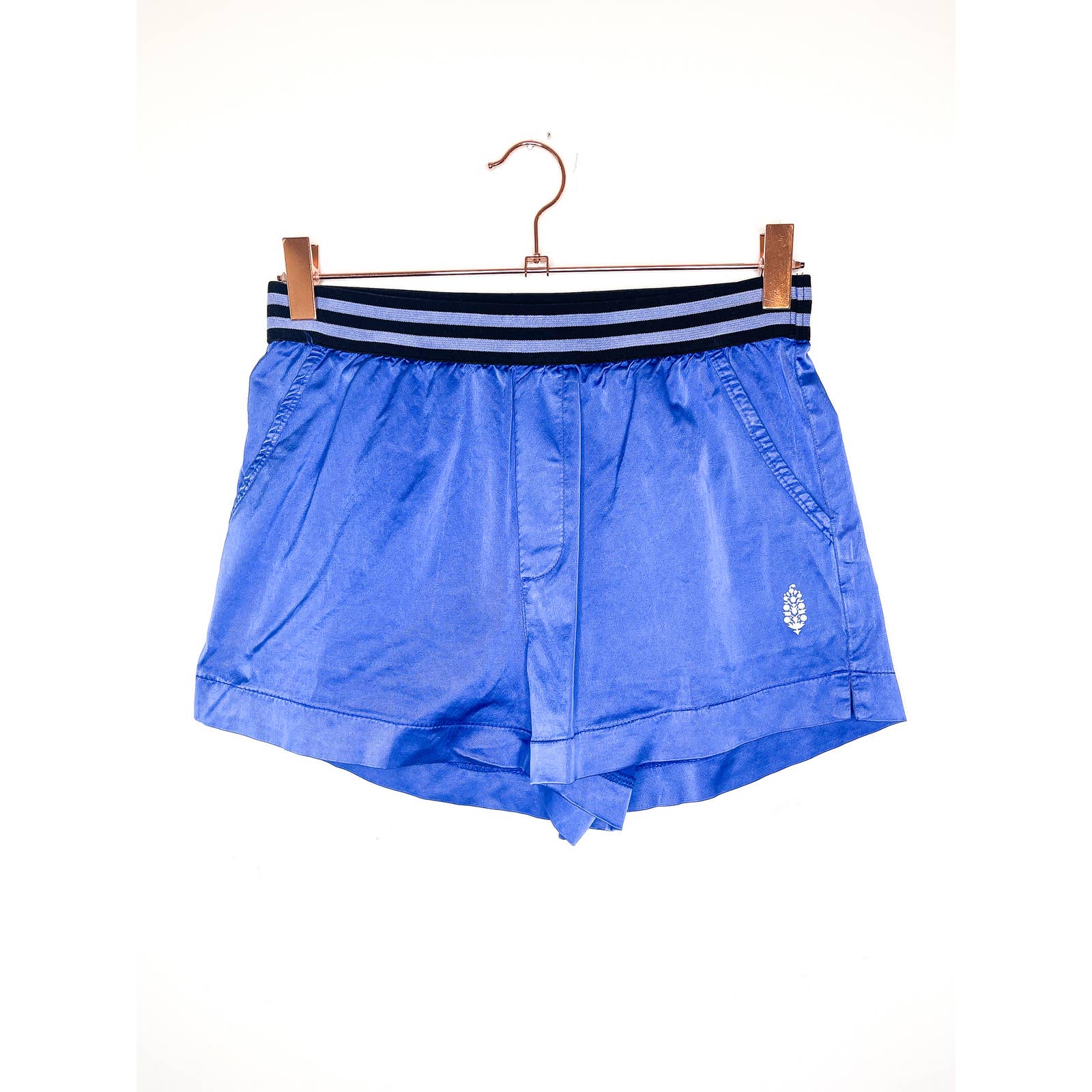 Free People Movement Silky Sporty Shorts In Blue Size XS