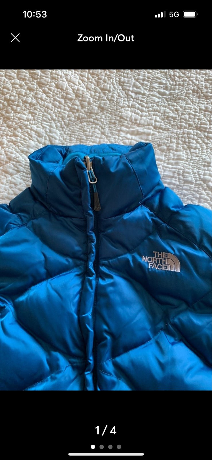 North Face women’s down coat