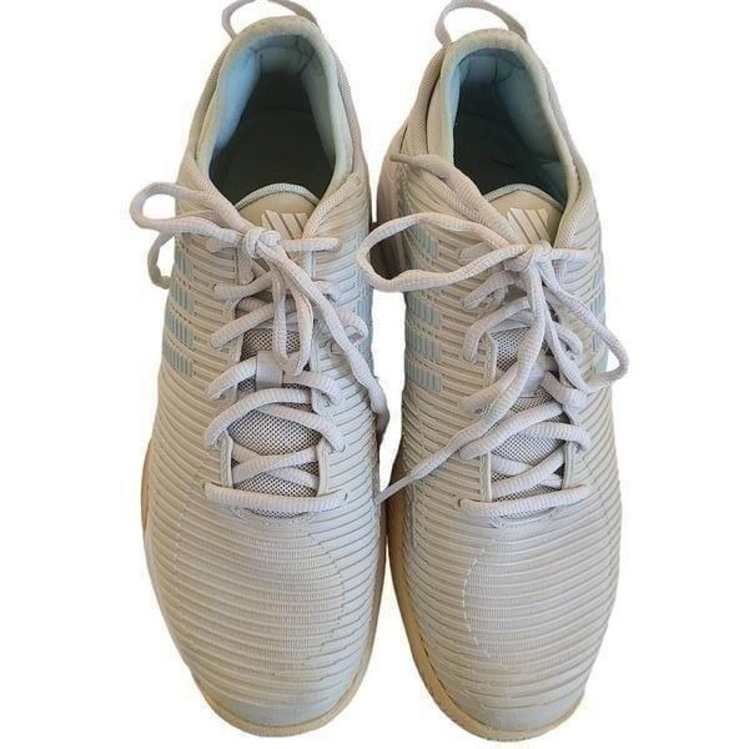 K Swiss Womens Hypercourt Express White Barely Blue Tennis Shoes Size 10