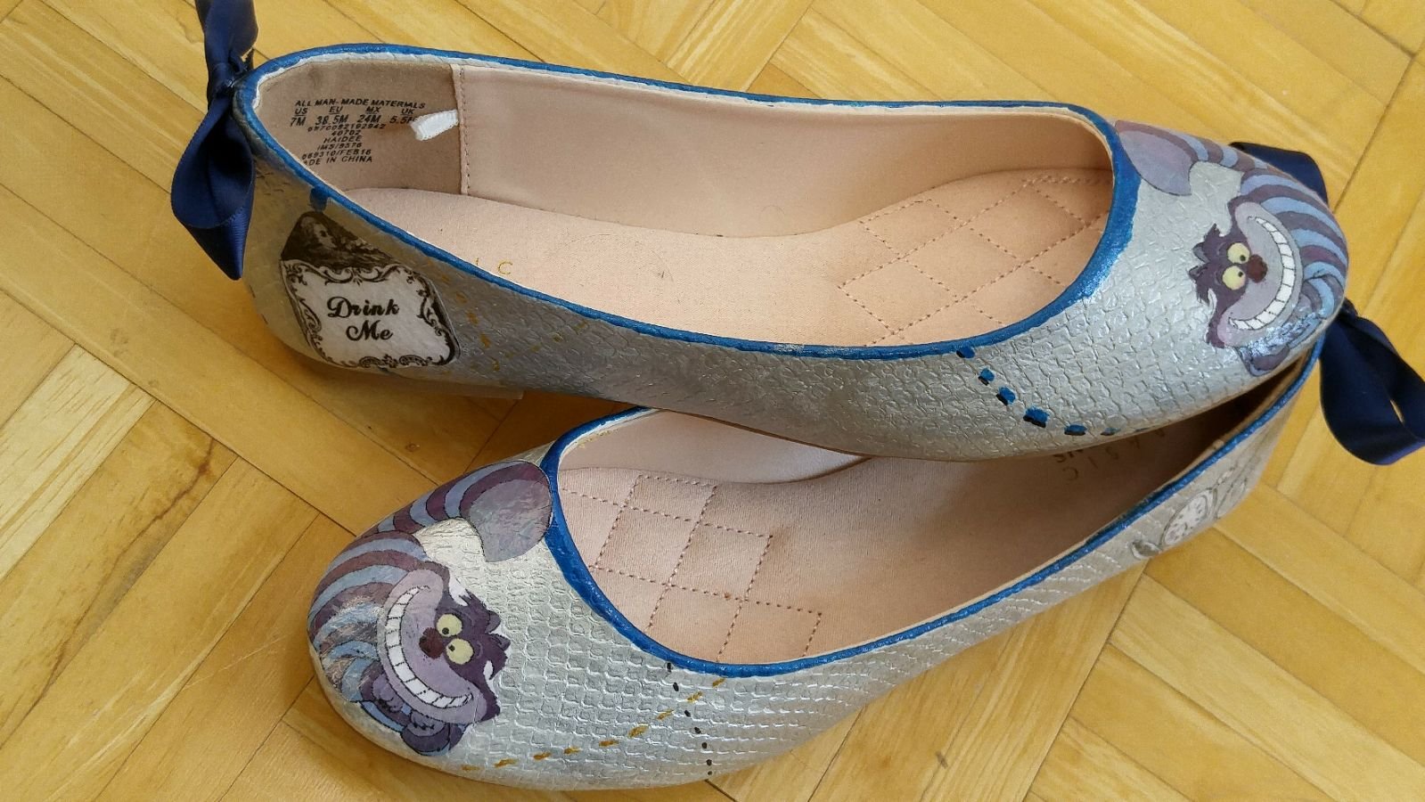Alice in Wonderland Cheshire Cat Shoes