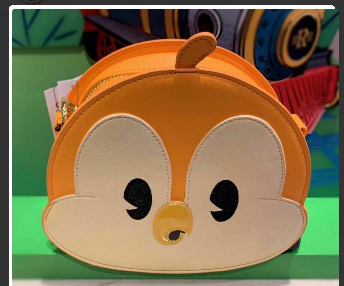 Disney Parks Loungefly Mickey's Runaway Railway Chuuby Bird Crossbody Purse Bag