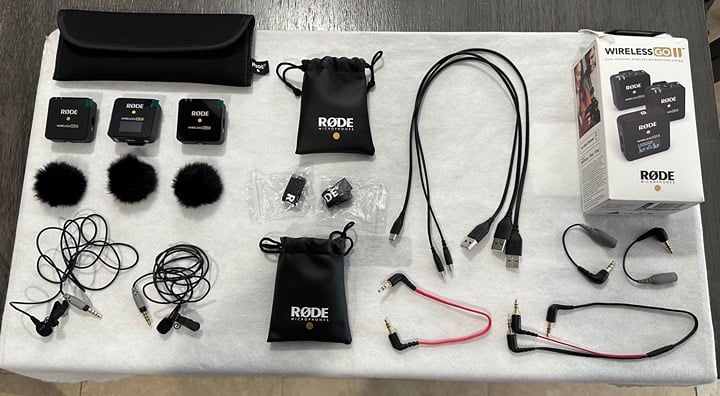 Rode Mic Wireless Go / (2) Smart Lav+/ (2) Sc3 / Sc11/ Dcs-1 Mount **BUNDLE**