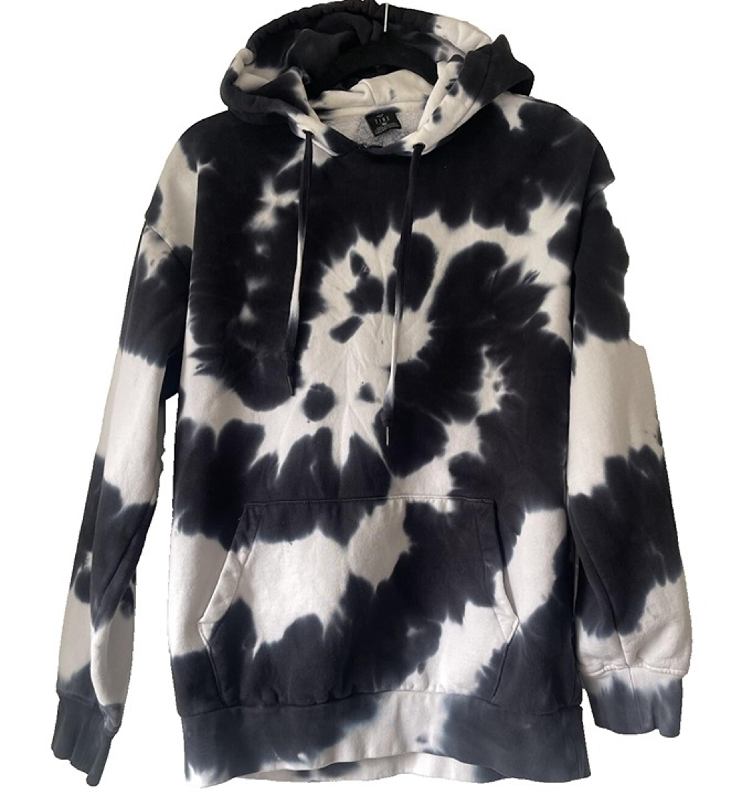zine Unisex $49.95 Men’s tie dye hoodie sweatshirt Size S Navy Blue Cream Sz S