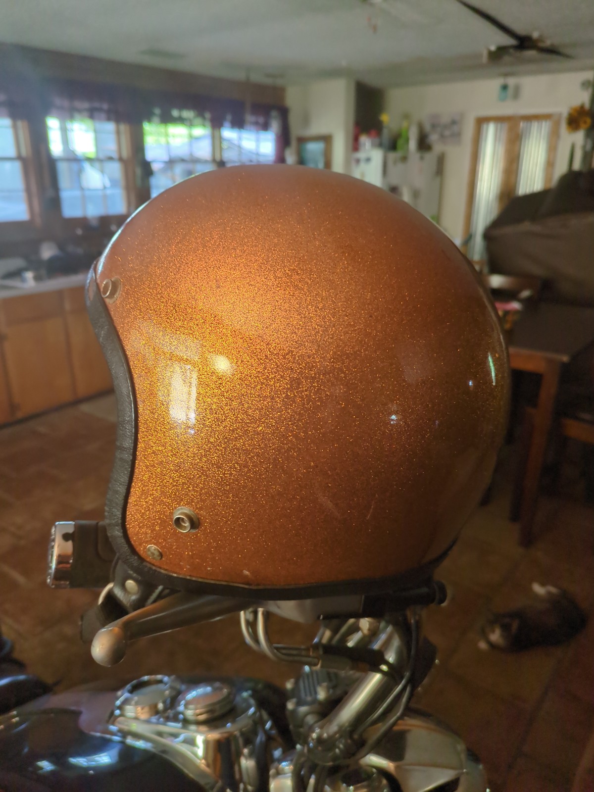 Arthur Fulmer Motorcycle Helmet Vintage