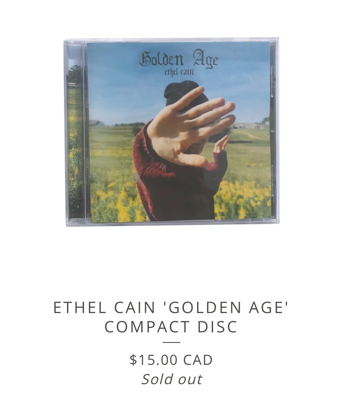 MAJOR ISO: ETHEL CAIN GOLDEN AGE AND INBRED HOMIE SH*T MAG LIMITED DROP CD