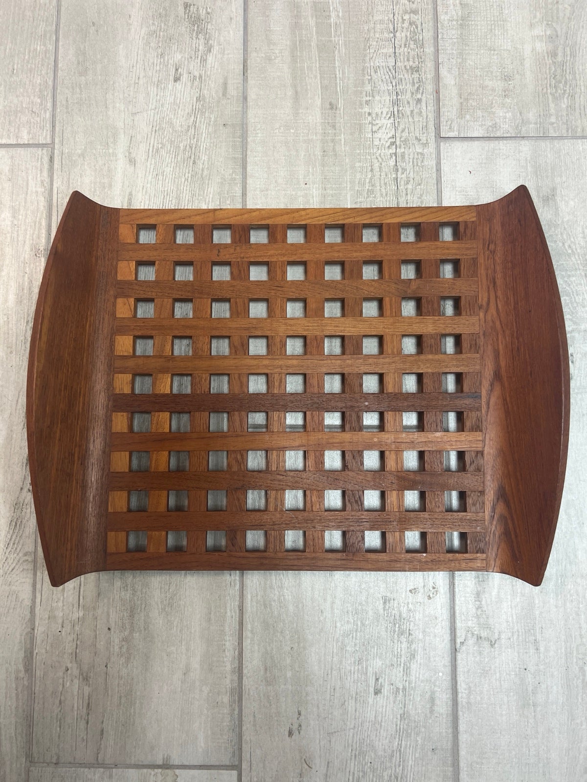 Dansk Teak Waffle Tray JHQ Denmark