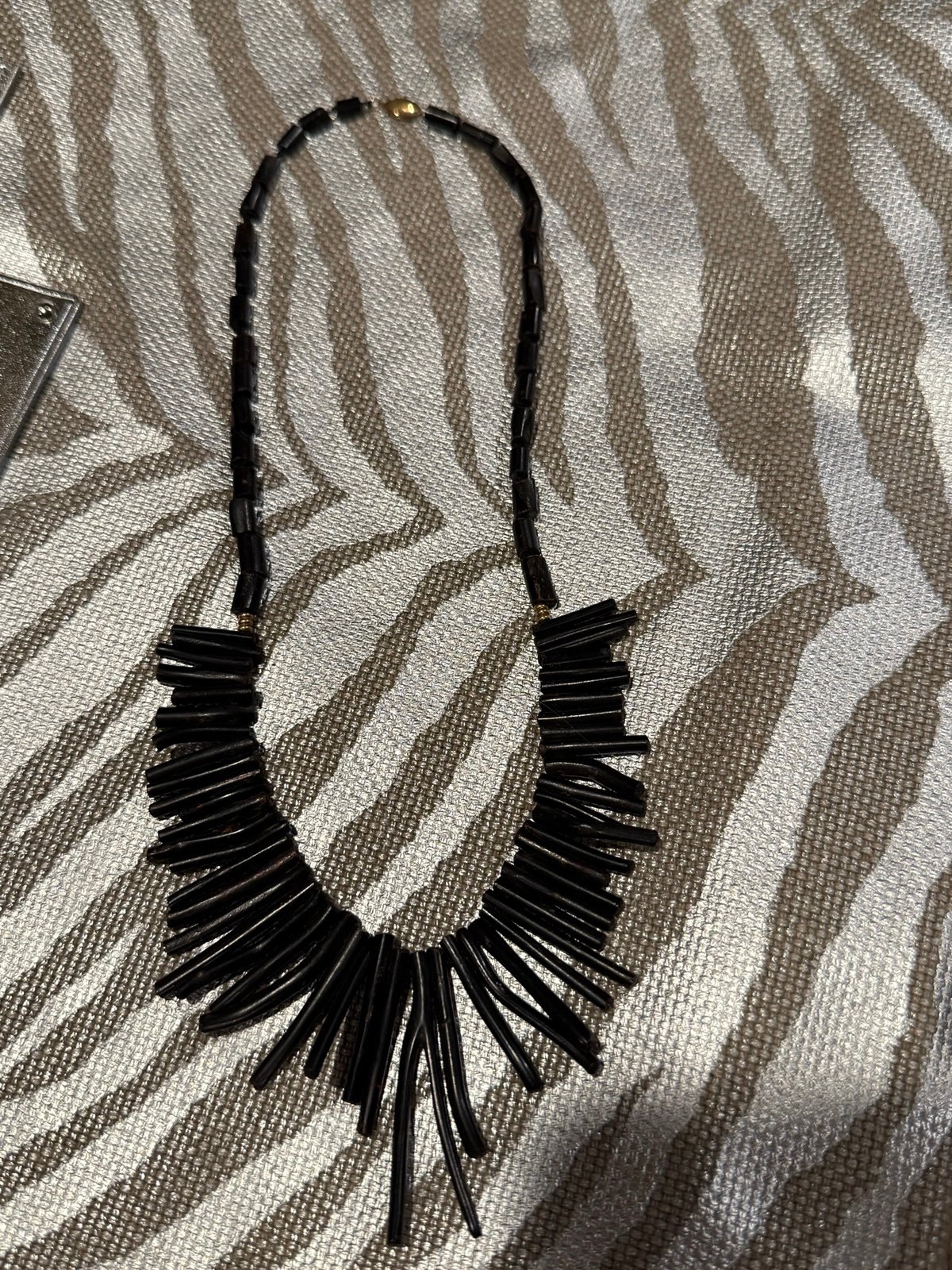 Black Branch Coral Necklace