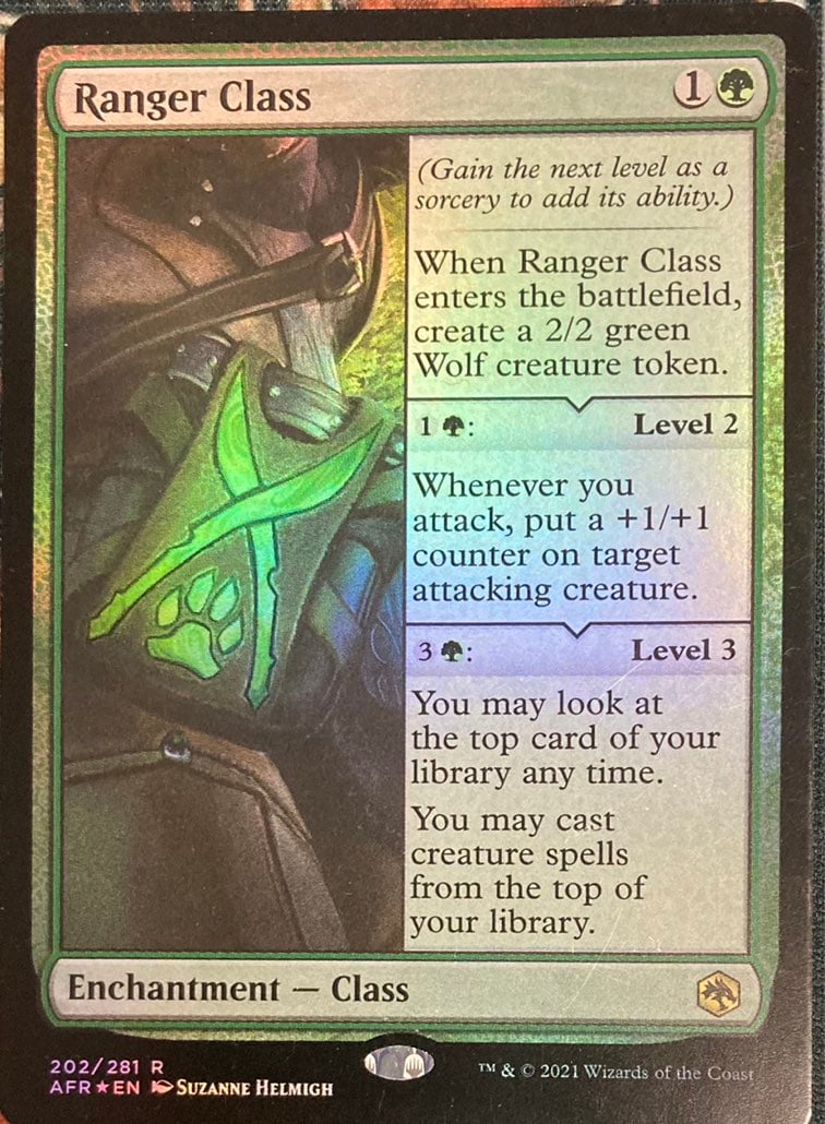 MTG RANGER CLASS FOIL MAGIC THE GATHERING