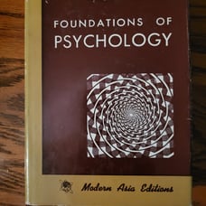 Foundations of Psychology 1961 4th print  BORING, Garrigues, Langfeld, Har