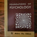 Foundations of Psychology 1961 4th print  BORING, Garrigues, Langfeld, Har