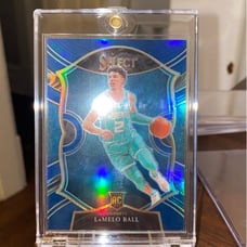 Lamelo Ball Rookie Card. Select Silver Prizm SP RC