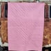 NEW! HANDMADE PATCHWORK PINK RIBBON CANCER, LAP, QUILT, PINKS, 40IN X 59.5 IN