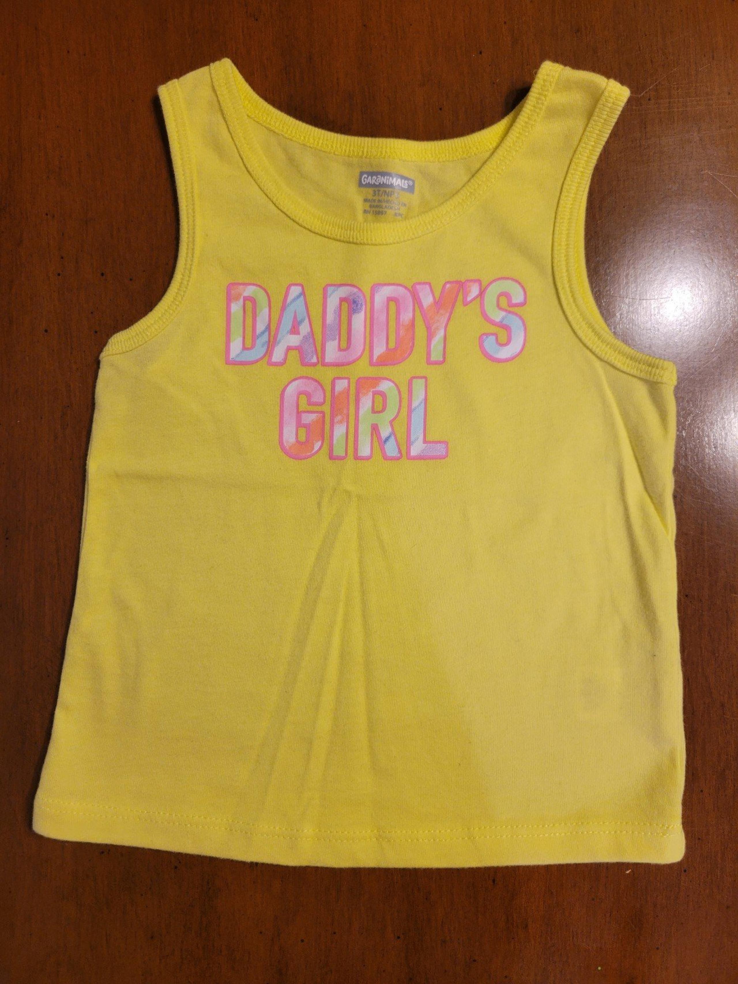 Garanimals girls 3T "Daddy's Girl" tank