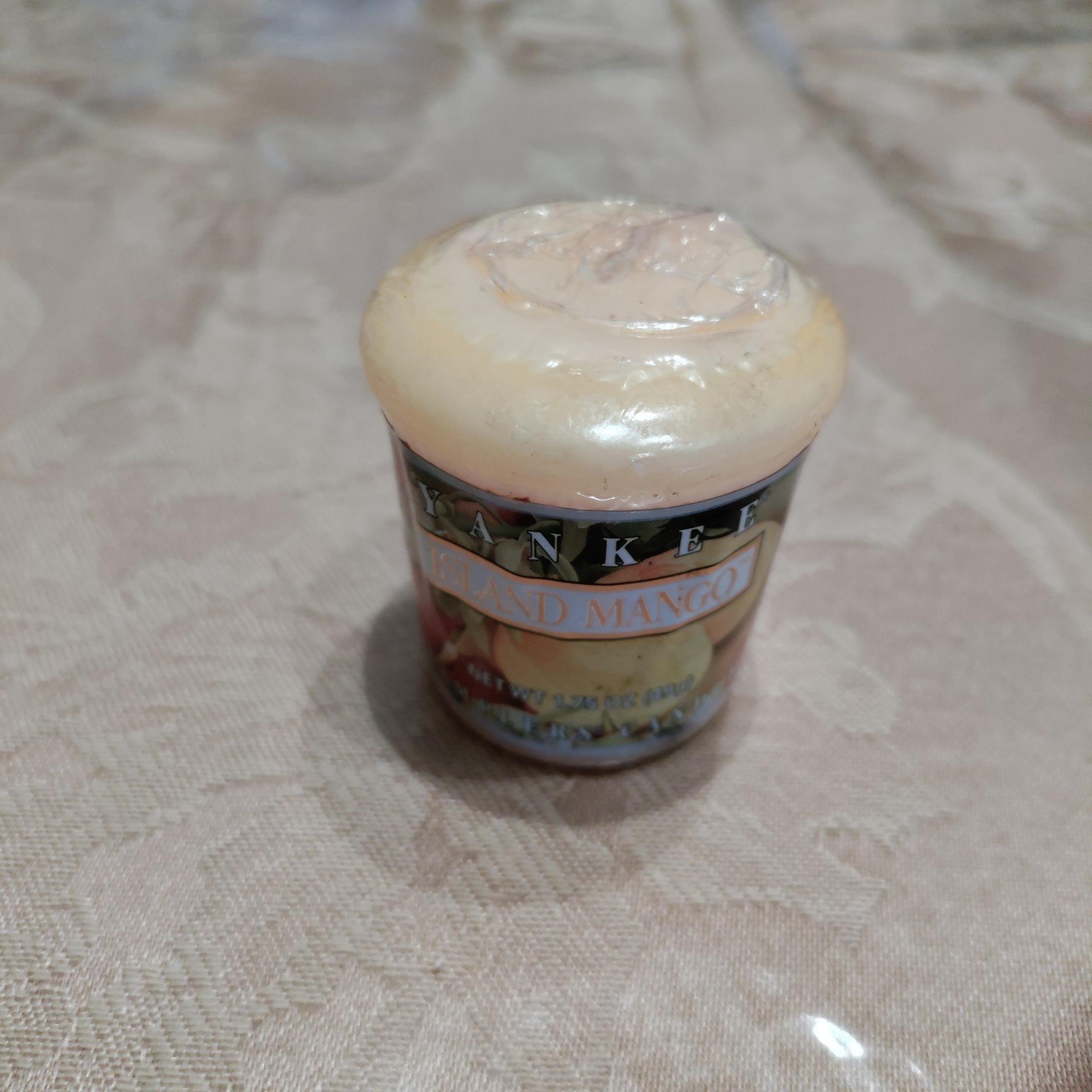 Yankee candle island mango samplers candle votive candle sealed