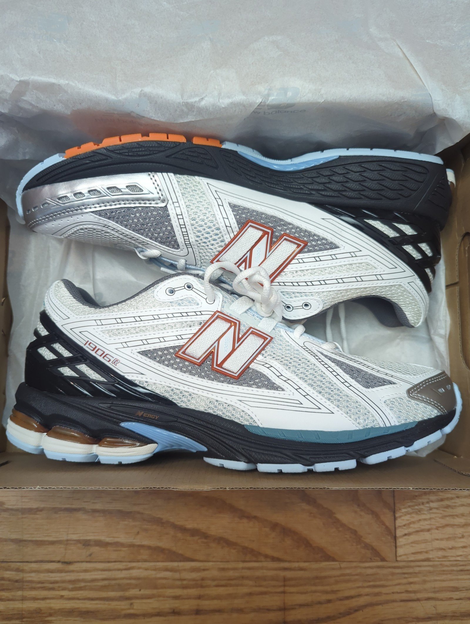 New Balance 1906R - White Bright Sky - Mens Size 10.5 ( M1906RBO )