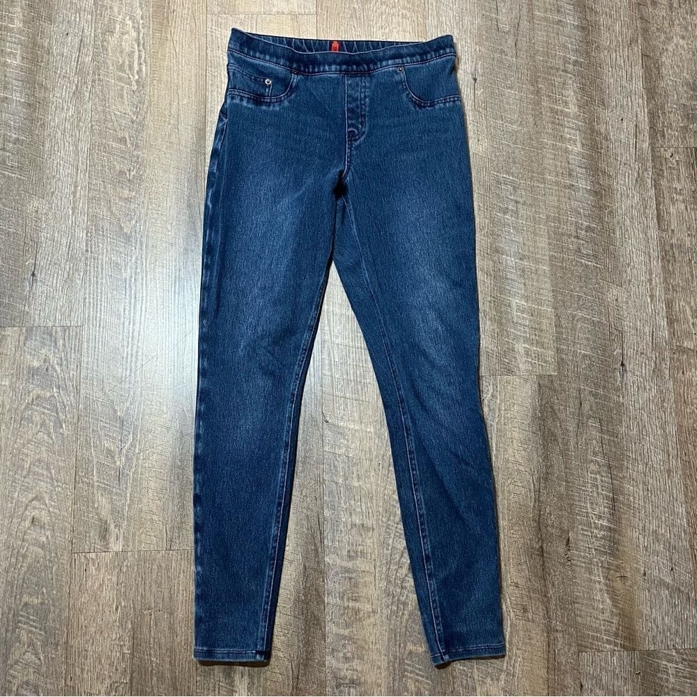 SPANX Jean-ish Ankle Leggings Pull On Womens Size Medium