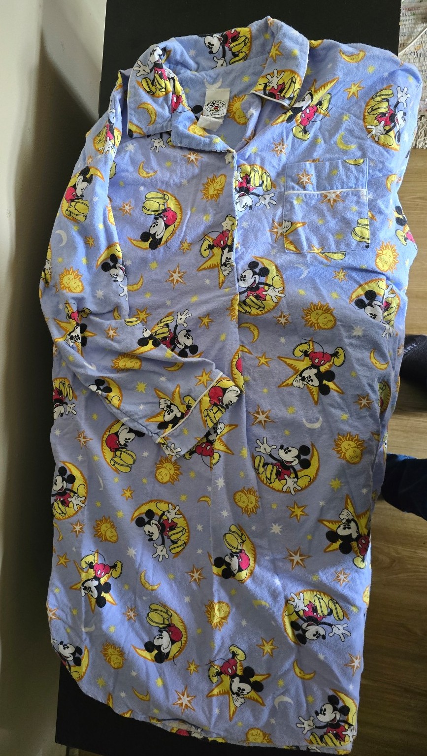1980s Mickey mouse nightgown/housecoat