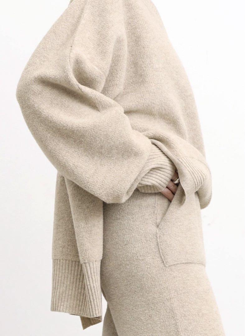 公式通販サイトセール ADR Wool pile Reversible Knit Pullover トップス