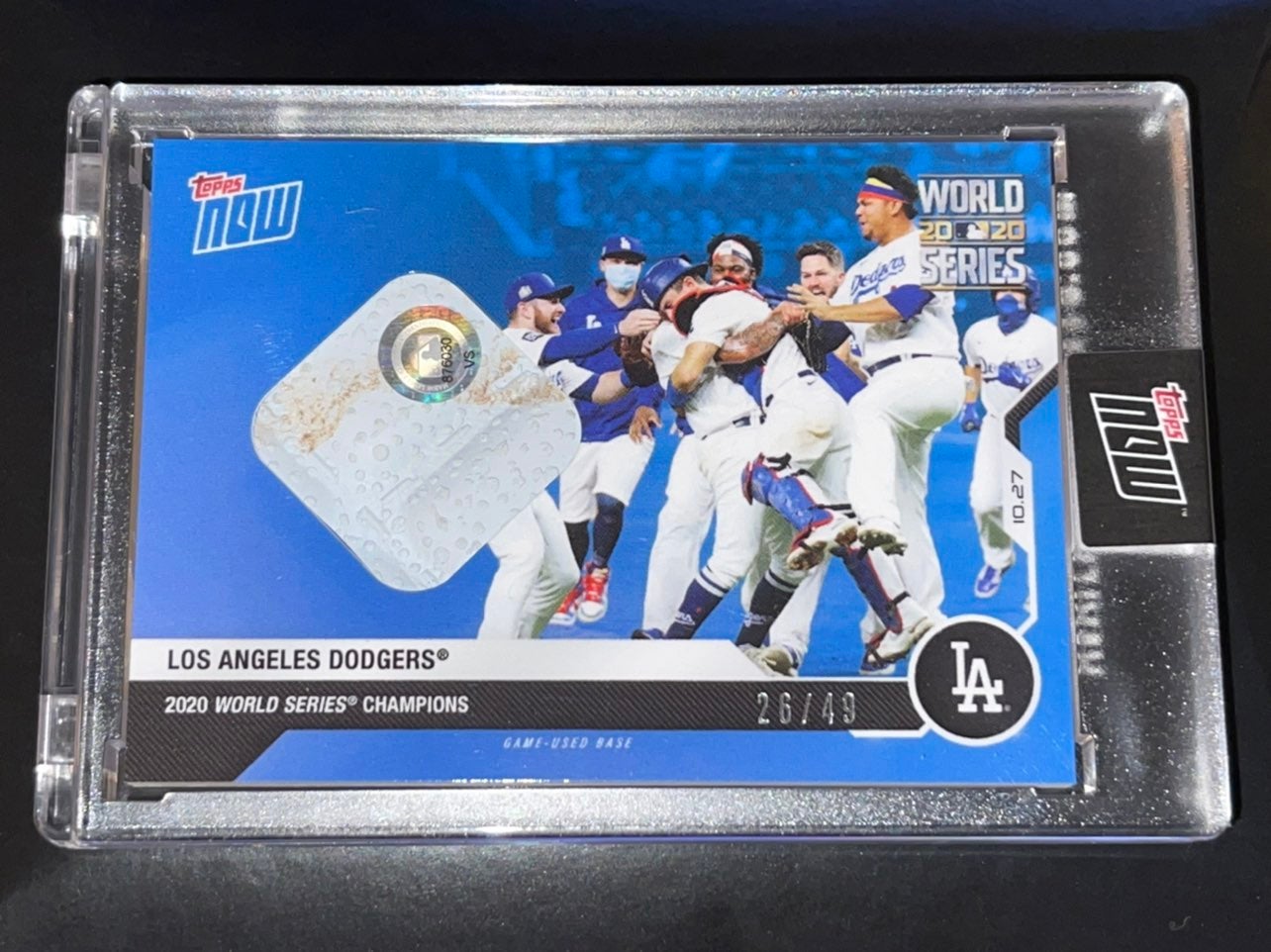 2020 Topps NOW 482B Dodgers World Series