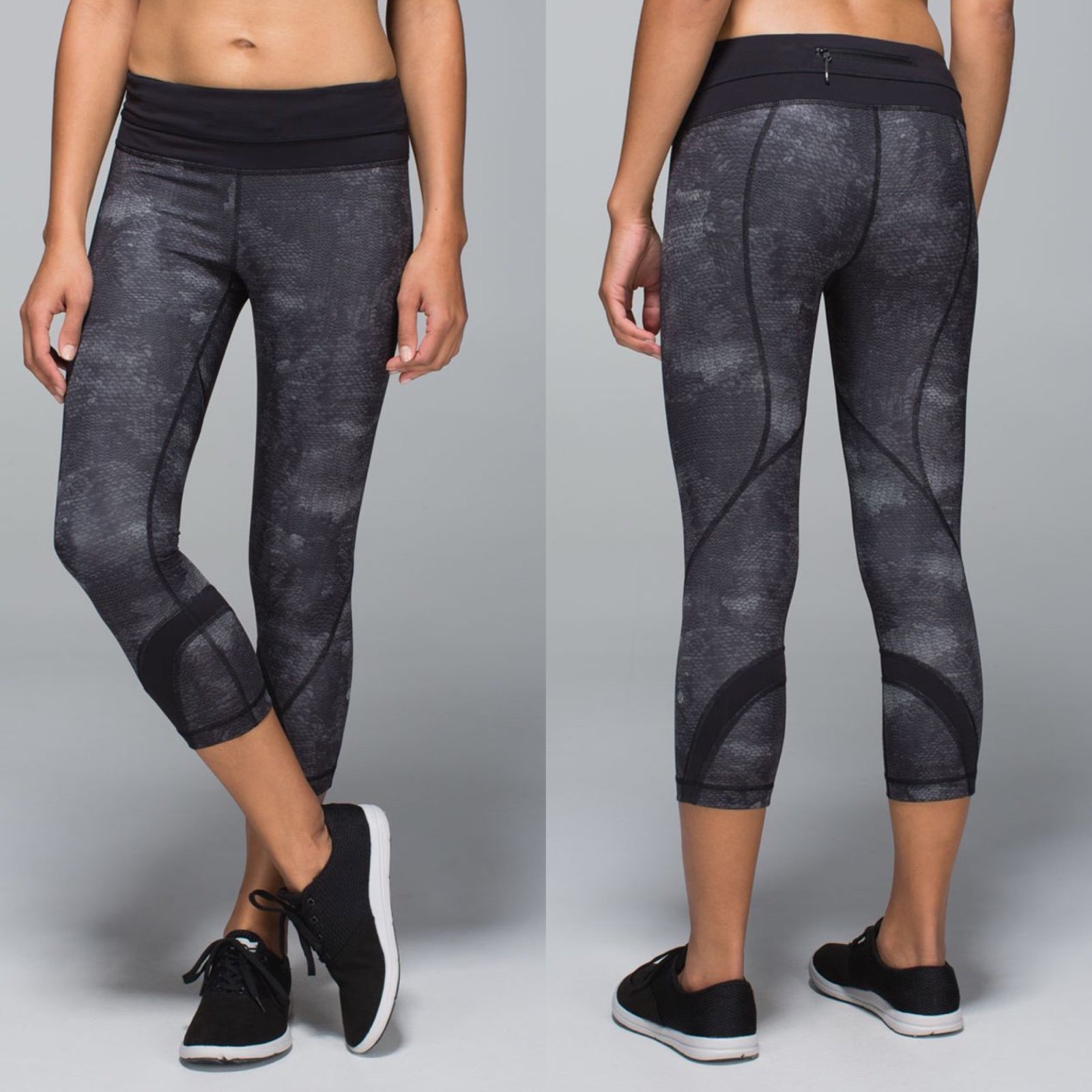 Lululemon Run: Inspire Crop II Sz 10 *All Full-On Luxtreme
