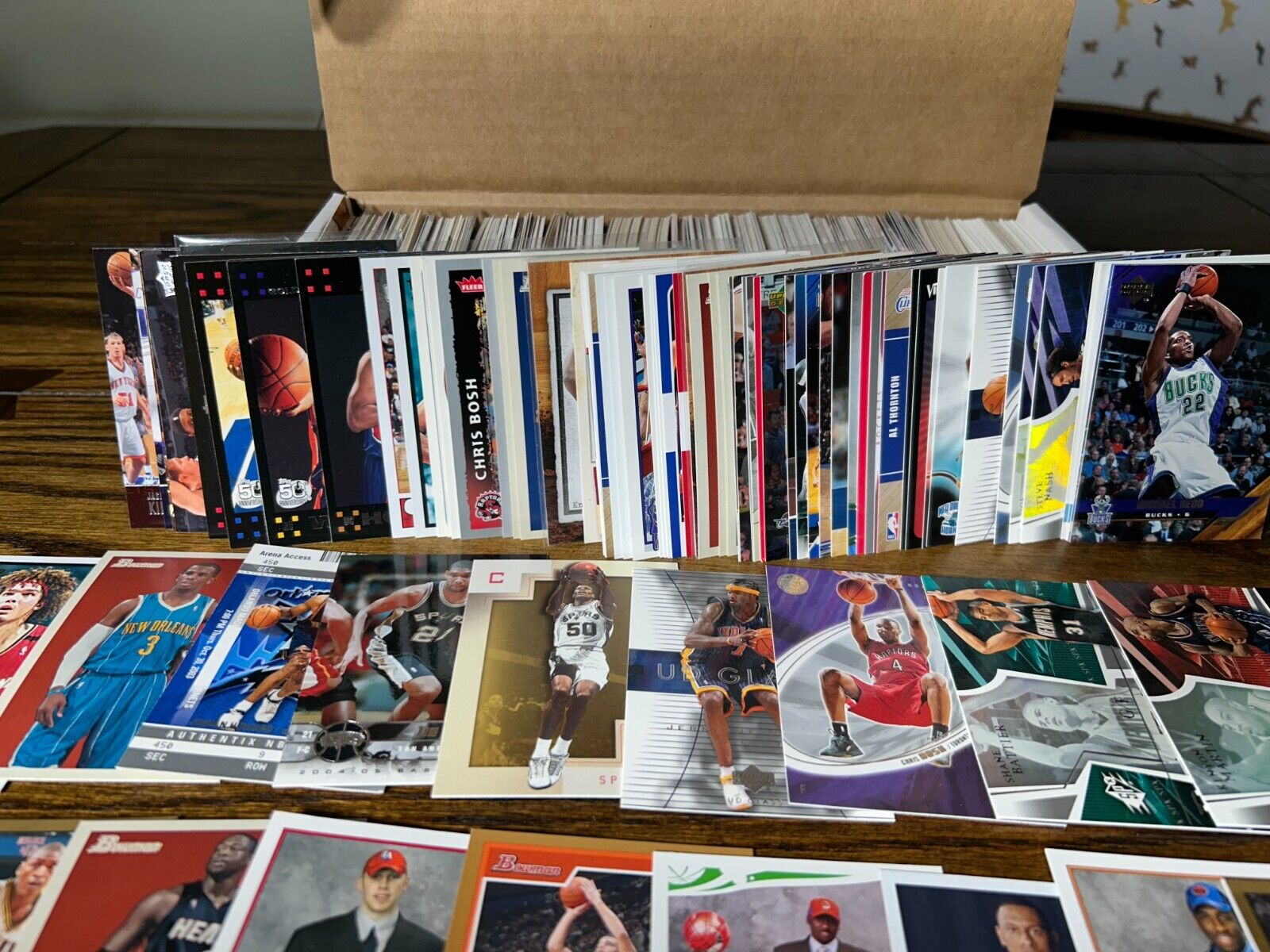700(?) 2000's Basketball Card Lot - 2003-2009 - Rookies, Inserts, Parallels