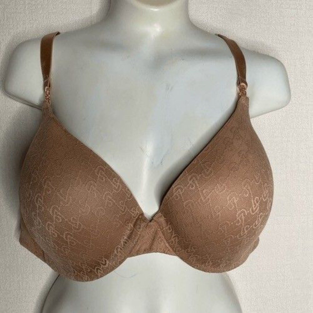 NWOT Victoria’s Secret Very Sexy Demi Push Up Bra Women Size 38D Beige Lace Pral