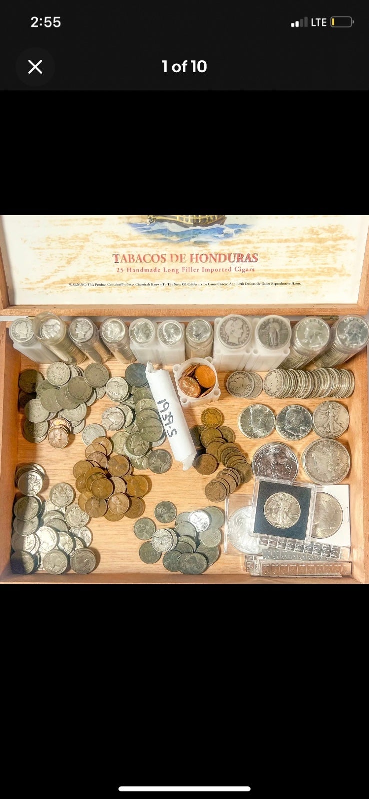 Cigar Box Mixed U.S. Coin Lot (Vintage)!!!!SALE!!!!