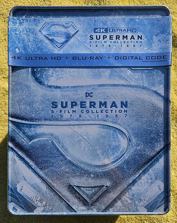Superman I-IV 5-Film collection 4K/blu-ray combo steelbook - Brand new & sealed