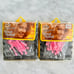 Goody VINTAGE Aluminum Spiral Ball Tip Brush Rollers w/Pink Pins NEW 2pks 28pc