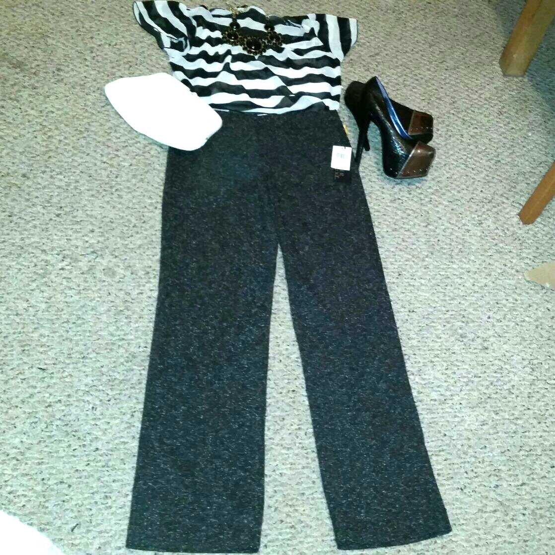 ATELIER LUXE STRAIGHT LEG DRESS PANTS- 2