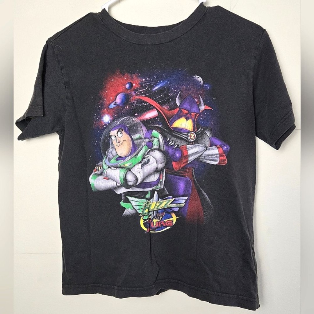 Rare! Disney Buzz Lightyear Vs. Zorg Promo T-shirt, Size Youth Medium