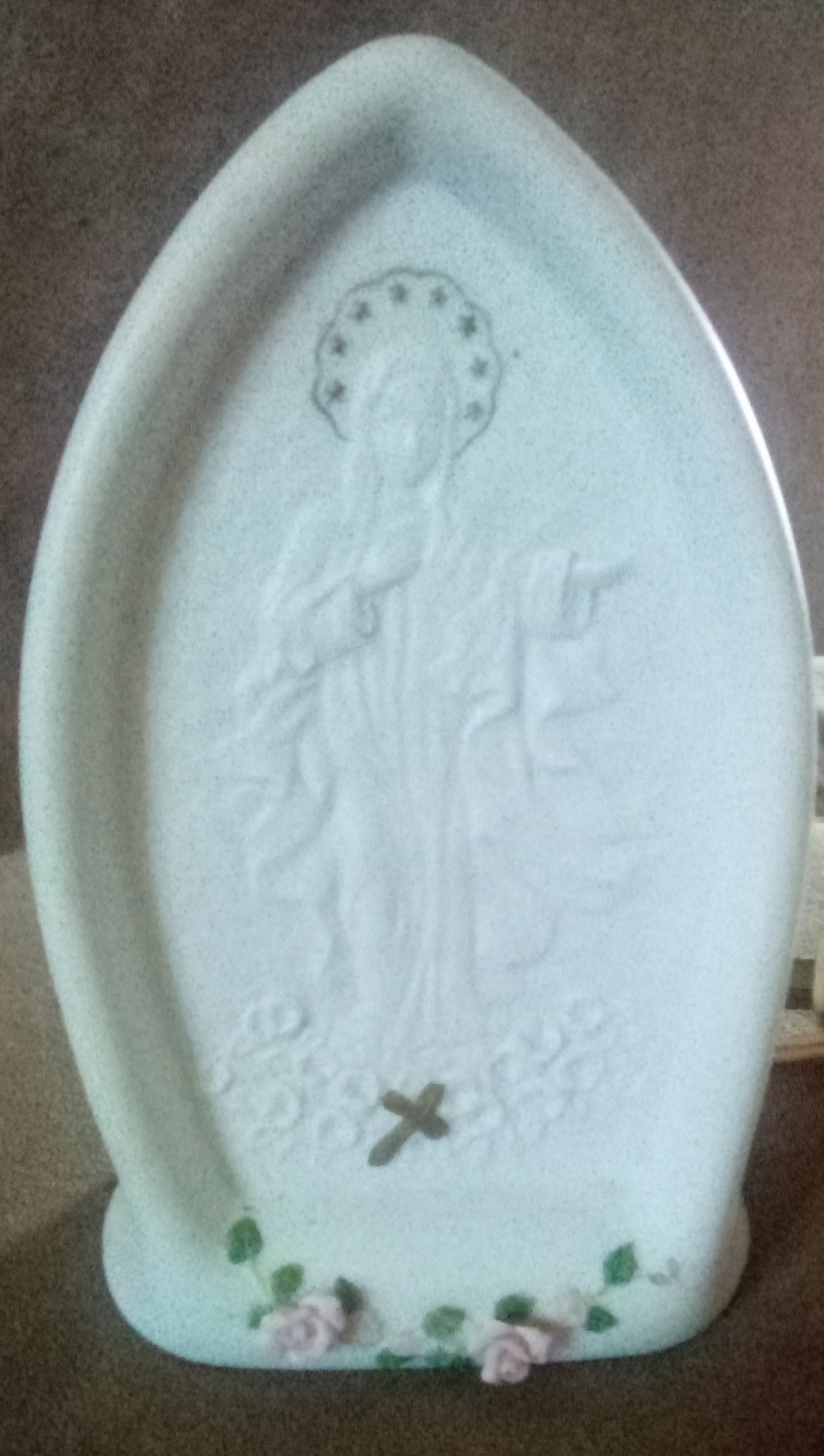 Religious Mary Light with Roses