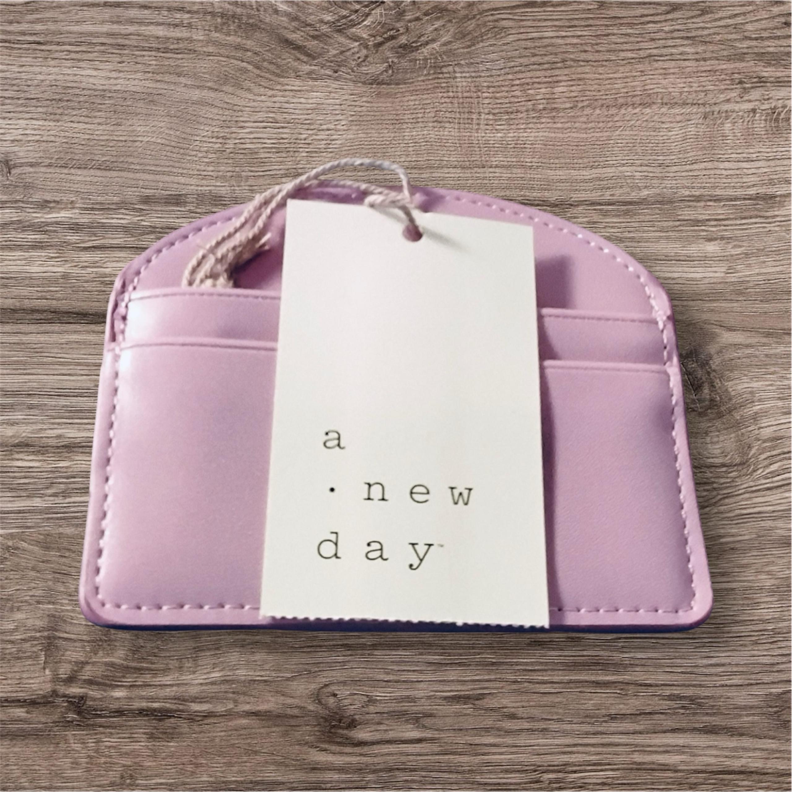 NWT A new day Lavender card holder wallet