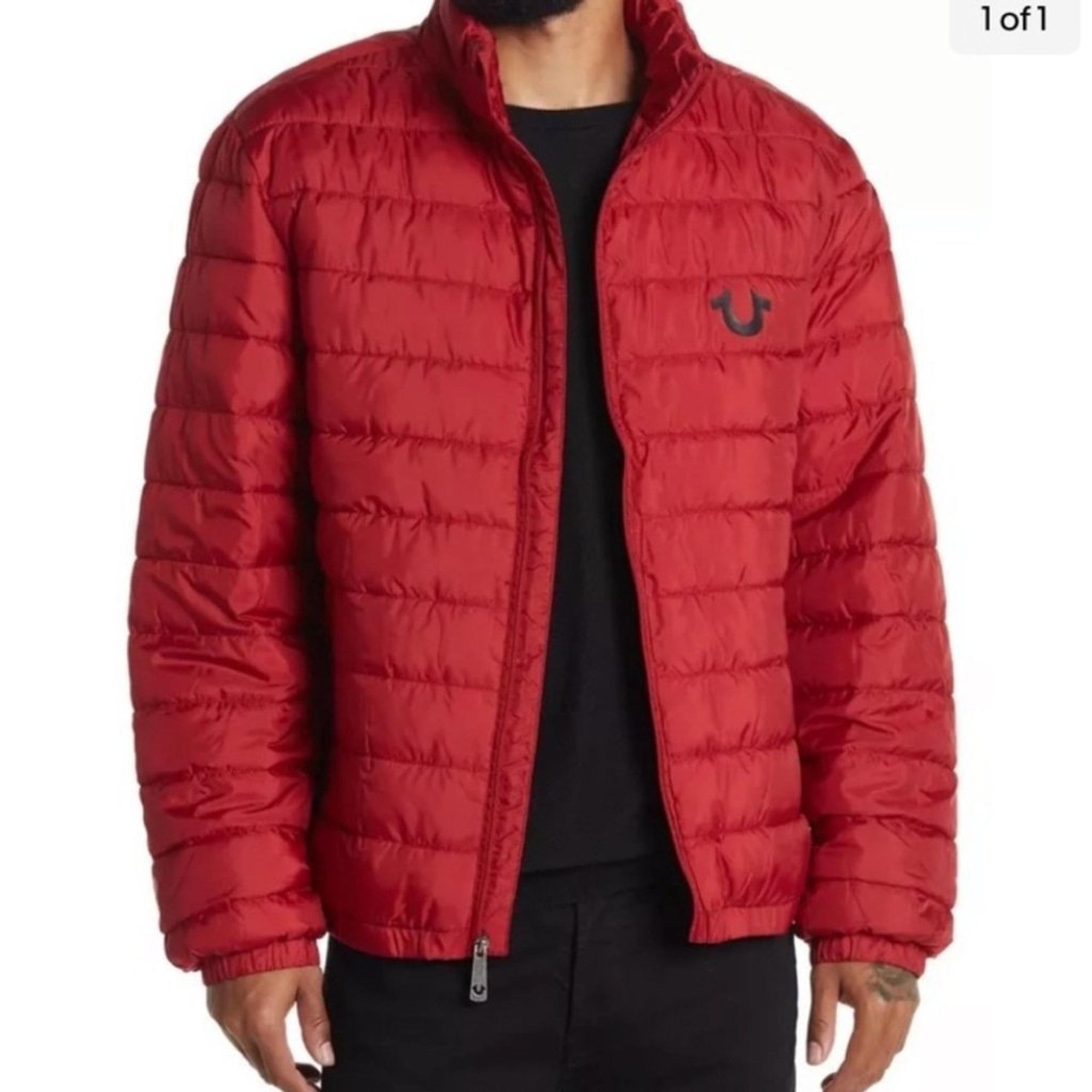 True Religion Red Puffer Coat 2XL