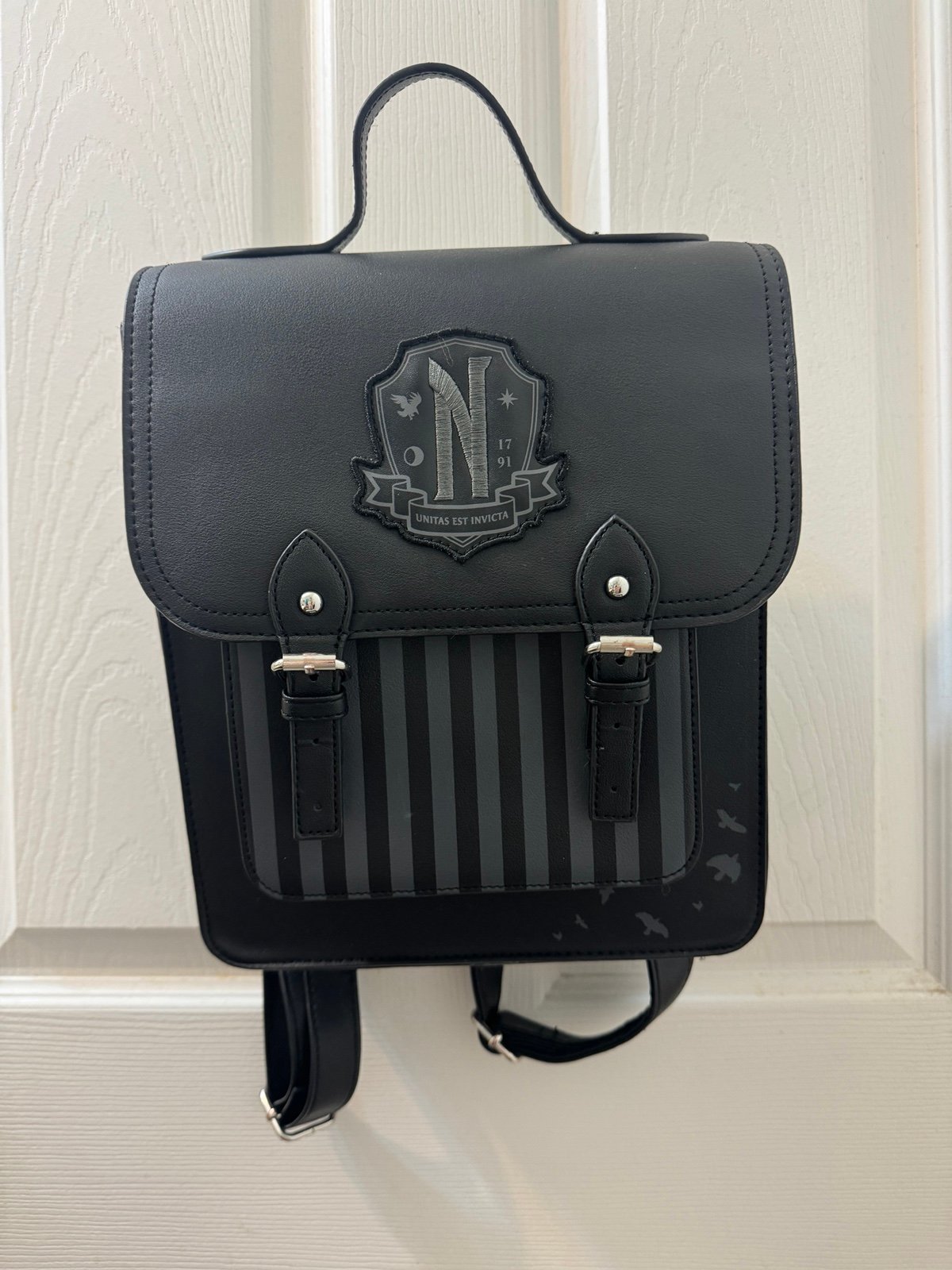 Wednesday Nevermore Academy Mini Backpack