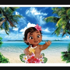 Disney Moana party decorations/ Hawaiian