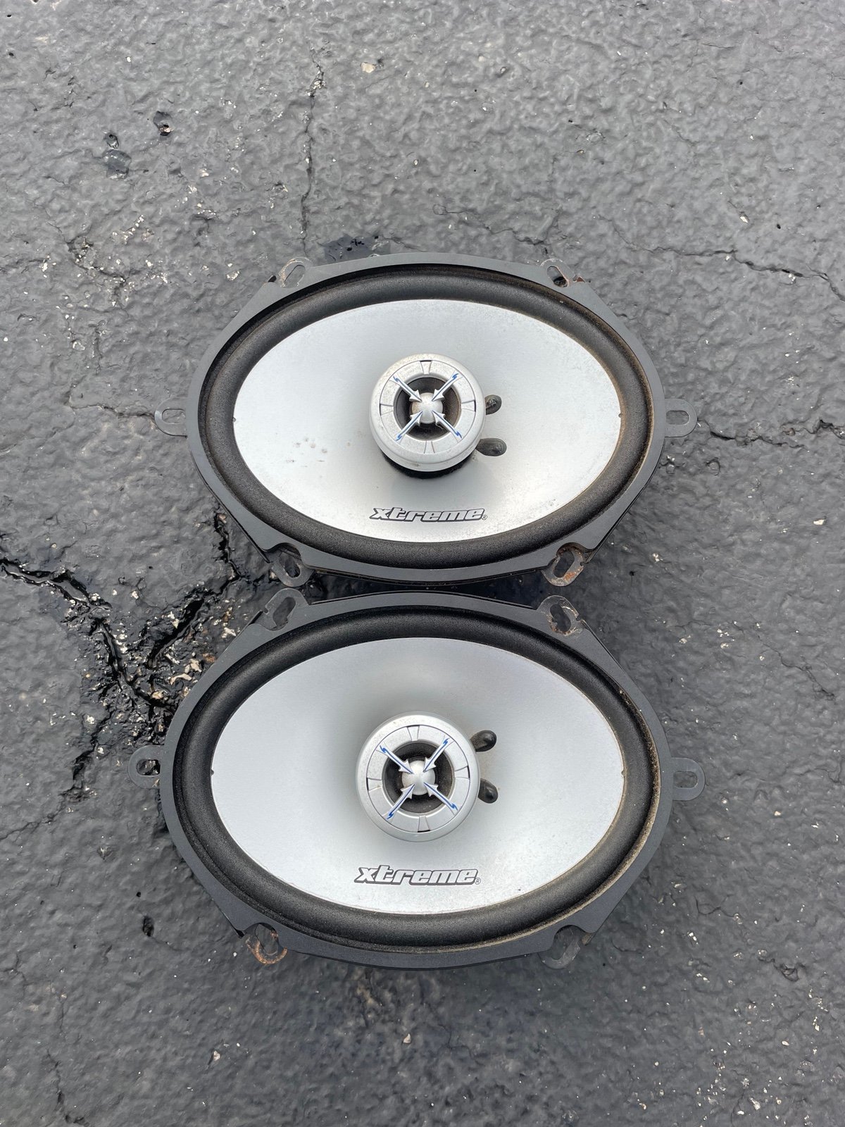 Old School Directed Audio Xtreme 5X7 2-way Coaxial Speakers