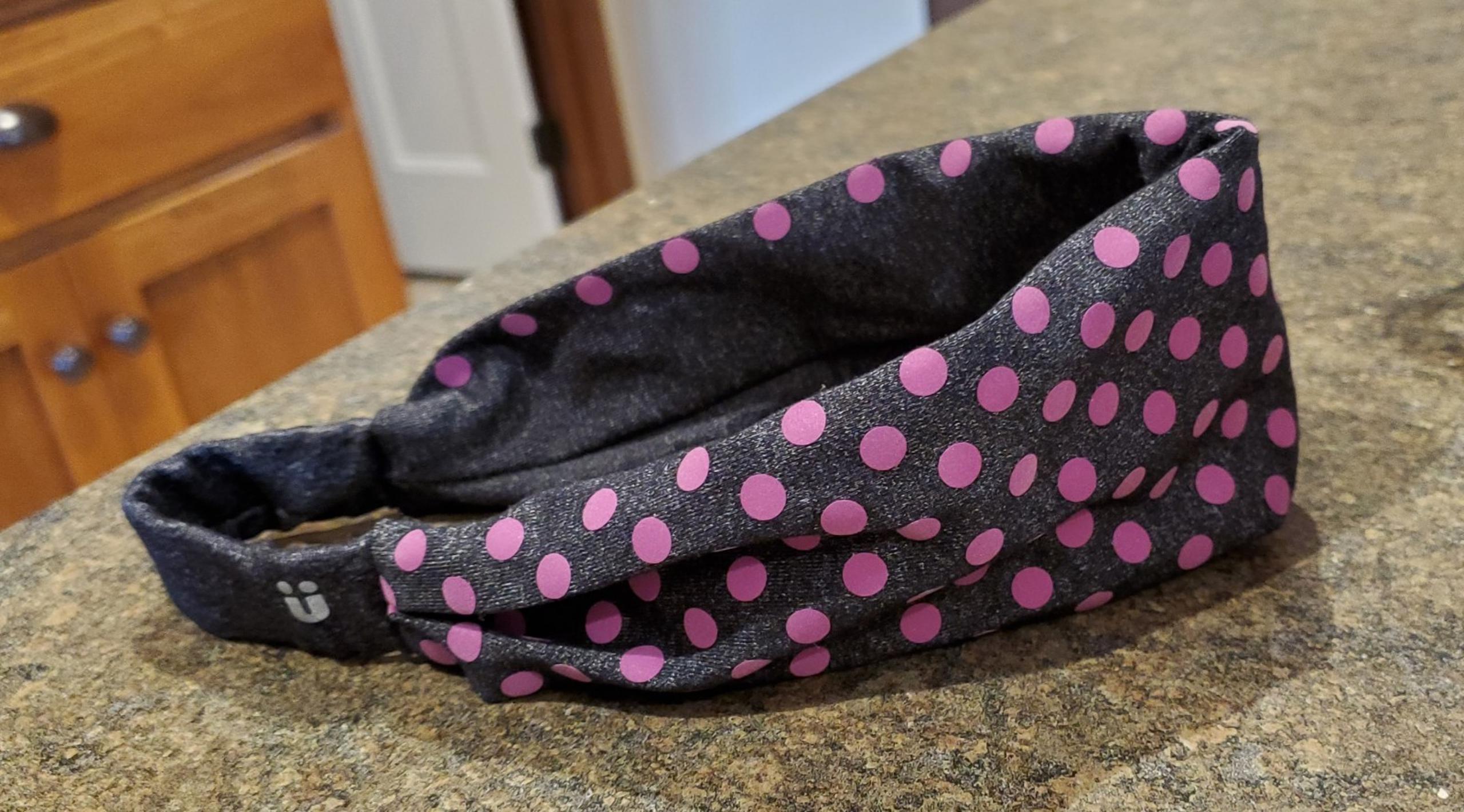 NEW Scunci Polka Dot Fabric Headband