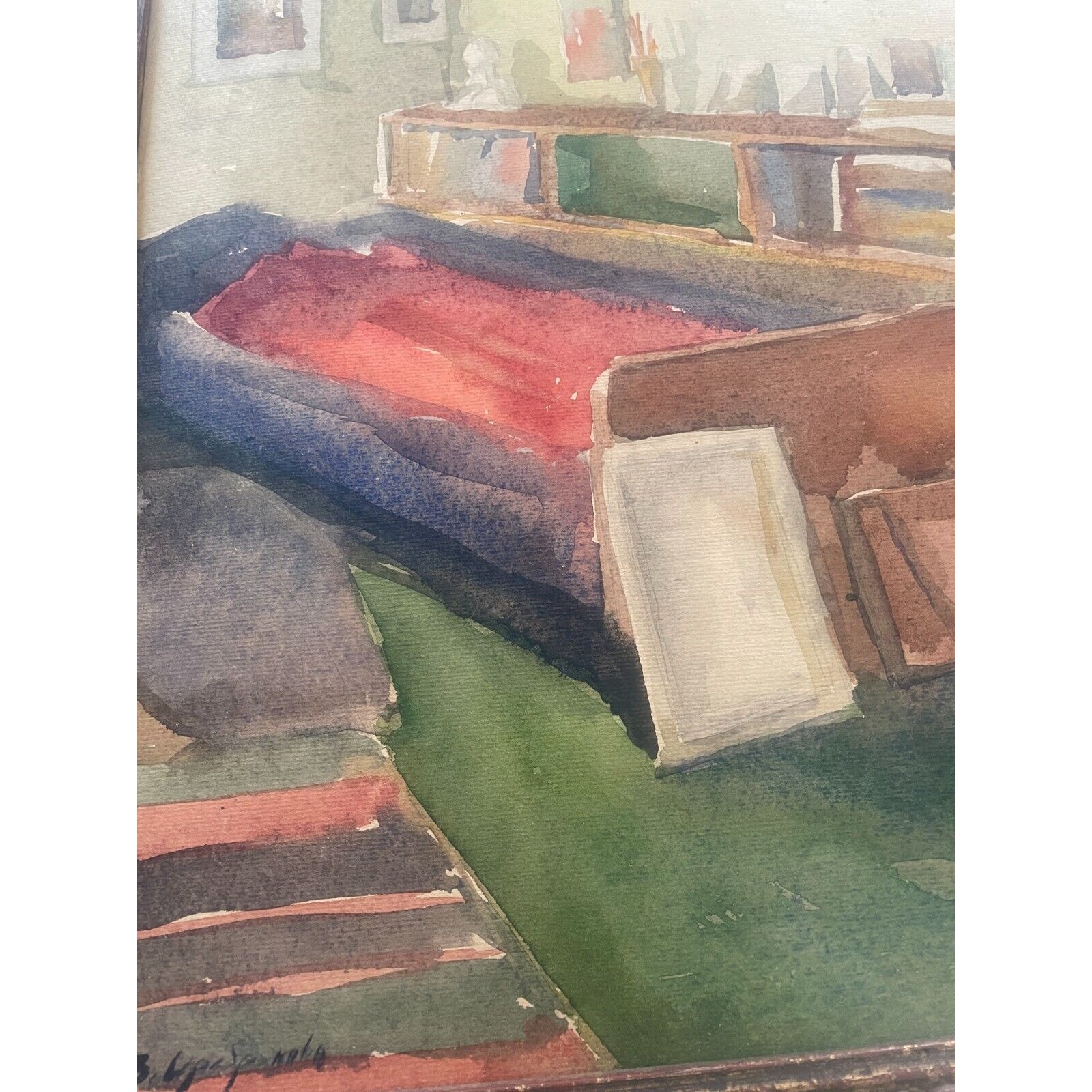 Art - Realism / Water Color, Framed, 1930s