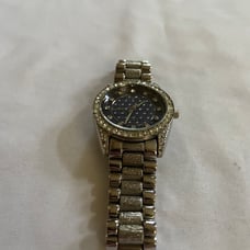 Seiko Crystal Bezel Blue Face Watch