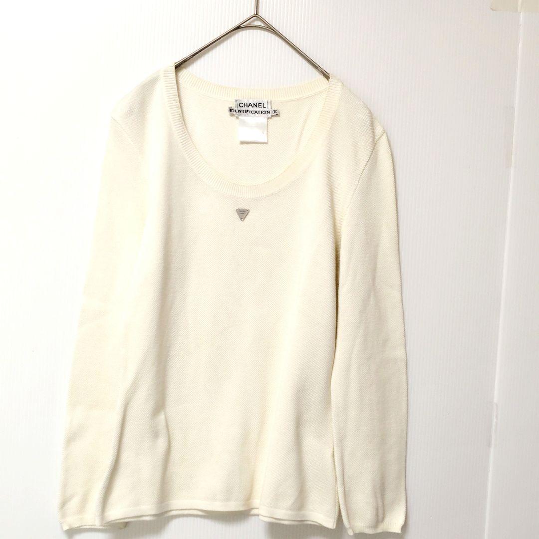 CHANEL Long Sleeve Top P14966V00249 Size 38