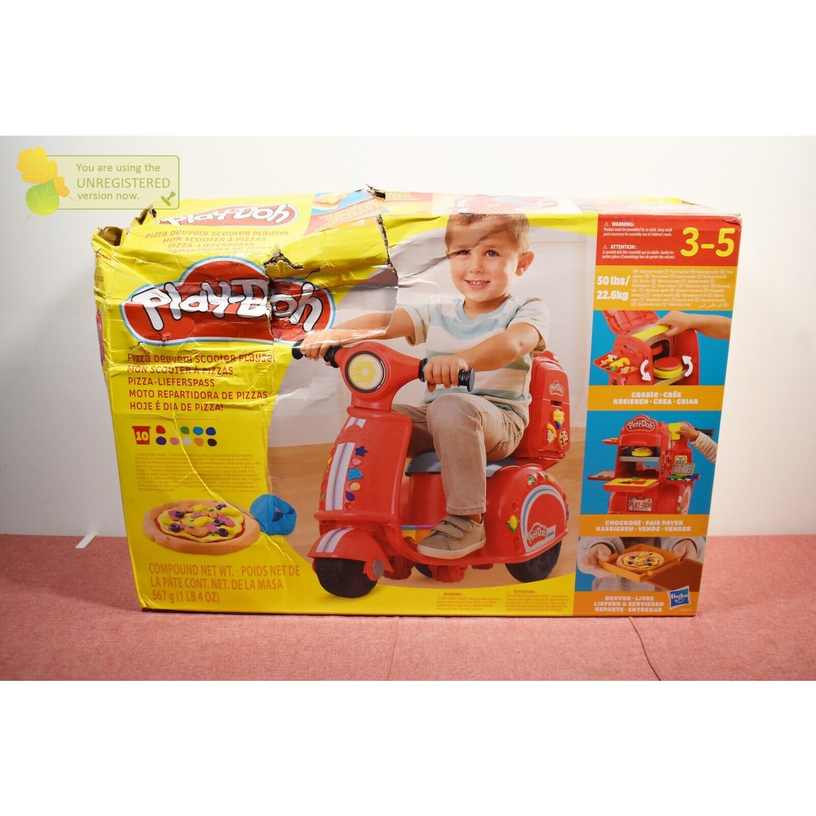 Play-Doh Pizza Delivery Scooter Playset