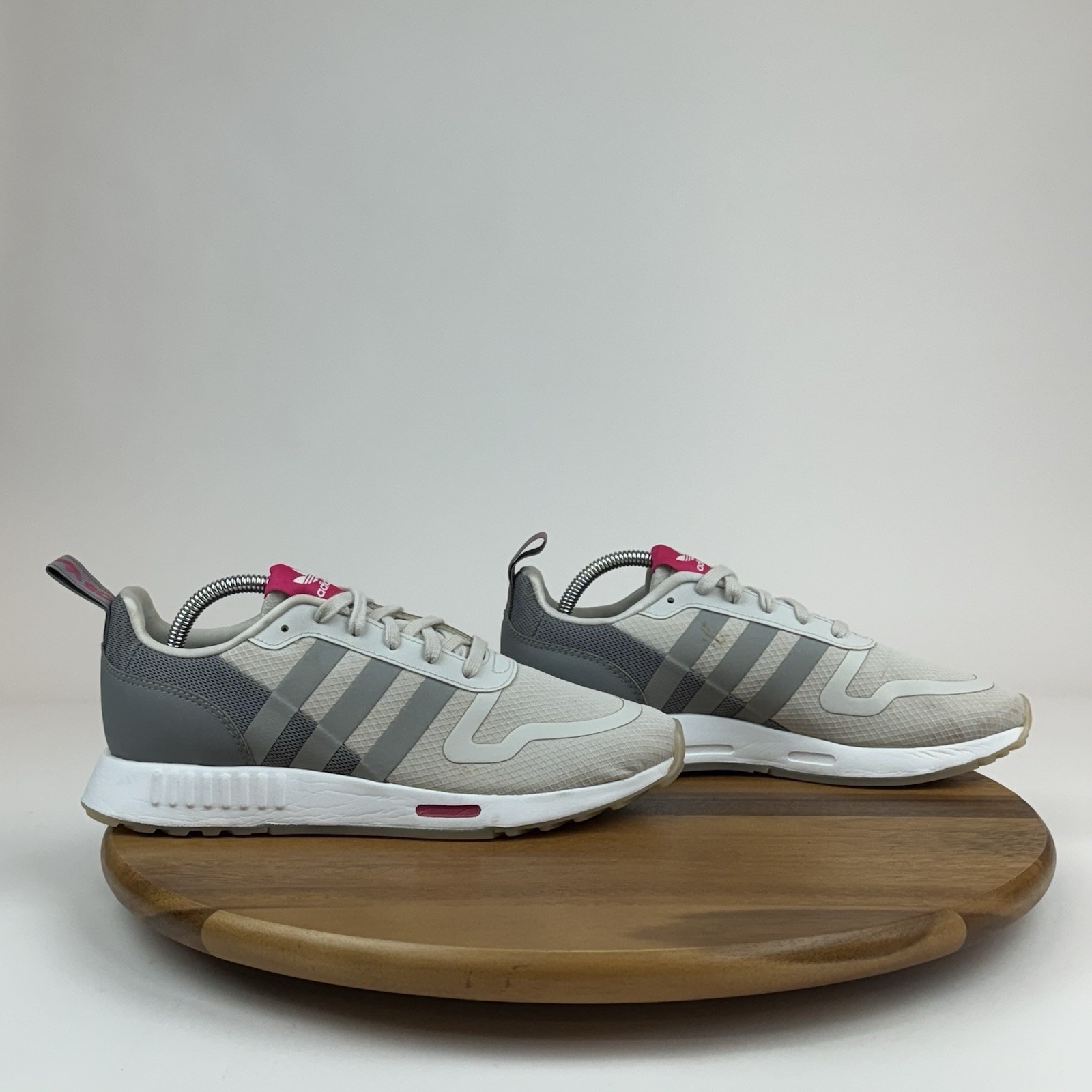 Womens Adidas Multix 2.0 Gray Athletic Training Gym Sneakers Shoes Size 9 M GUC