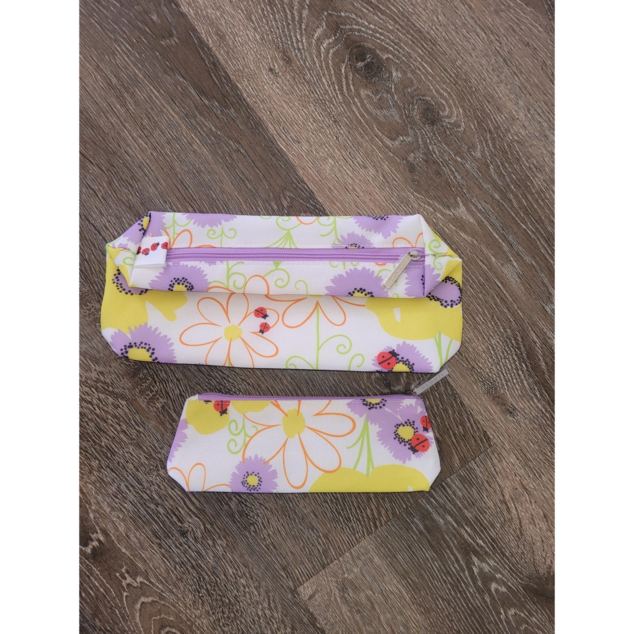 Clinique Floral Makeup Bag set of 2